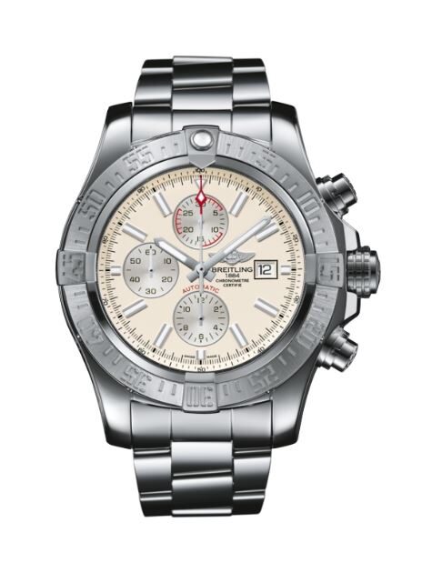 Breitling Super Avenger II Chronograph Automatic Silver Dial Men's Watch #A13371111G1A1 - Watches of America