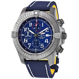 Breitling Super Avenger Night Mission Chronograph Automatic Chronometer Blue Dial Men's Watch #V13375101C1X2 - Watches of America