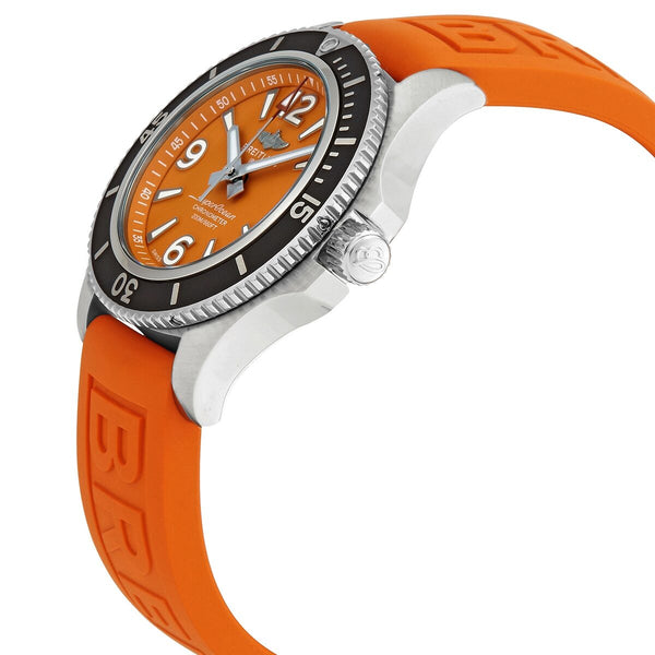 Breitling Superocean 36 Automatic Orange Dial 36 mm Watch #A17316D71O1S1 - Watches of America #2