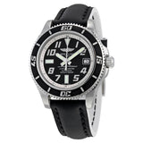 Breitling Superocean 42 Automatic Black Dial Black Leather Men's Watch A1736402-BA29BKWHT#A1736402-BA29-222X-A18BA.1 - Watches of America