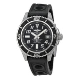 Breitling SuperOcean 42 Black Dial Black Rubber Men's Watch A1736402-BA28BKOR#A1736402-BA28-202S-A18D.2 - Watches of America