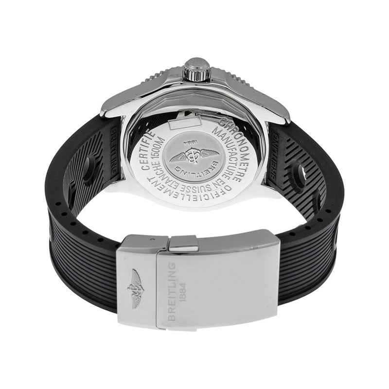 Breitling SuperOcean 42 Black Dial Black Rubber Men's Watch A1736402-BA28BKOR #A1736402-BA28-202S-A18D.2 - Watches of America #3