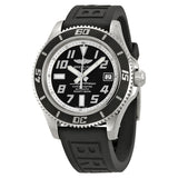 Breitling SuperOcean 42 Mechanical Black Dial Black Rubber Men's Watch A1736402-BA29BKPT3#A1736402/BA29-118s - Watches of America