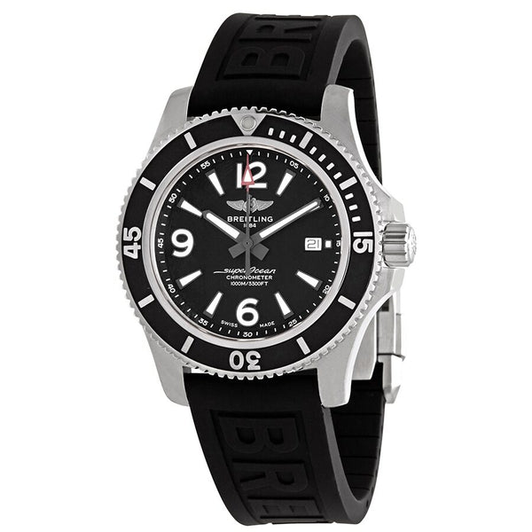 Breitling Superocean 44 Automatic Black Dial Men's Watch #A17367D71B1S2 - Watches of America