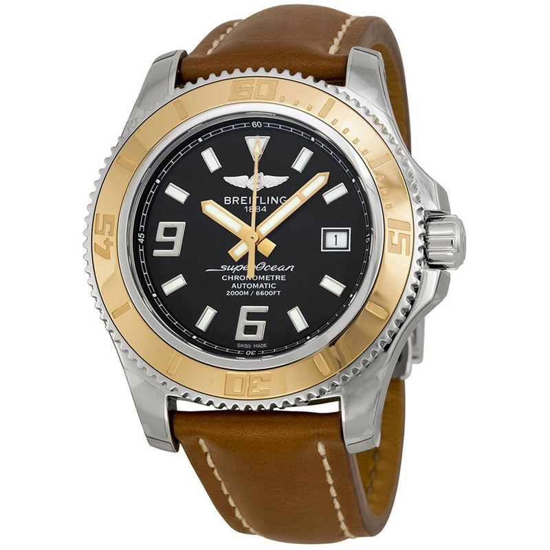 Breitling Superocean 44 Black Dial Men's Watch C1739112-BA77BRLD#C1739112/BA77 - 434X A20D.1 - Watches of America