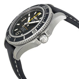 Breitling SuperOcean 44 Mechanical Black Dial Black Leather Men's Watch A1739102-BA78BKLT #A1739102/BA78BKLT - Watches of America #2