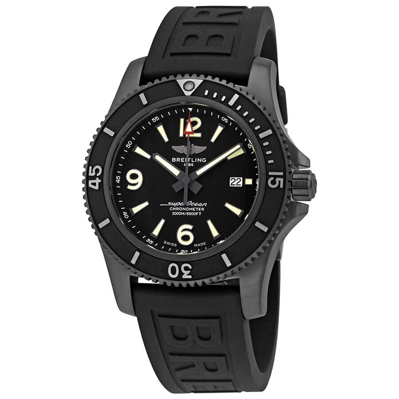 Breitling Superocean 46 Automatic Black Dial Men's Watch #M17368B71B1S1 - Watches of America