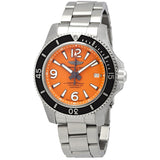 Breitling Superocean Automatic Chronometer Orange Dial Men's Watch #A17366D7101A1 - Watches of America