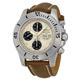 Breitling Superocean Chronograph Automatic Silver Dial Brown Leather Men's Watch A13341C3-G782BRLT#A13341C3-G782-437X-A20BASA.1 - Watches of America