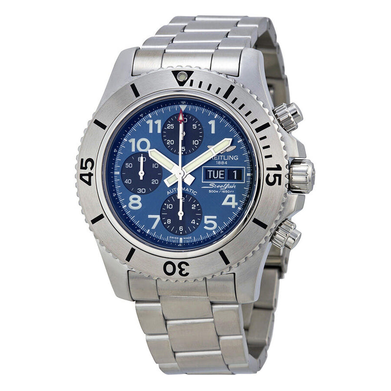 Breitling Superocean Chronograph Blue Dial Men's Watch A13341C3-C893SS#A13341C3-C893-162A - Watches of America