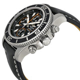 Breitling Superocean Chronograph II Automatic Black Dial Black Leather Men's Watch A1334102-ba85bklt #A1334102-BA85-436X-A20DSA.1 - Watches of America #2