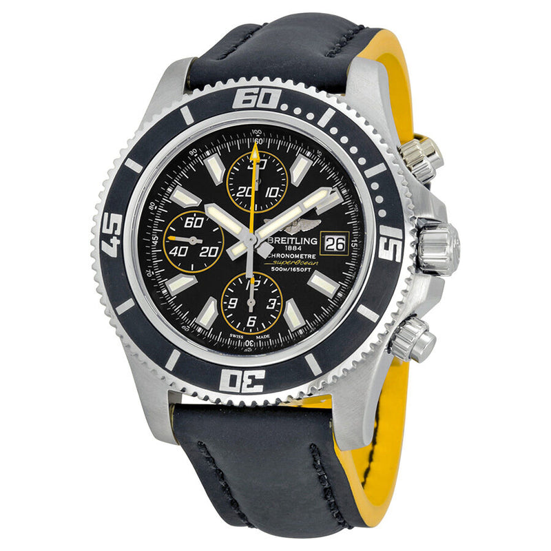 Breitling Superocean Chronograph II Black Dial Men's Watch A1334102-BA82BKYLT#A1334102-BA82-229X-A20BASA.1 - Watches of America