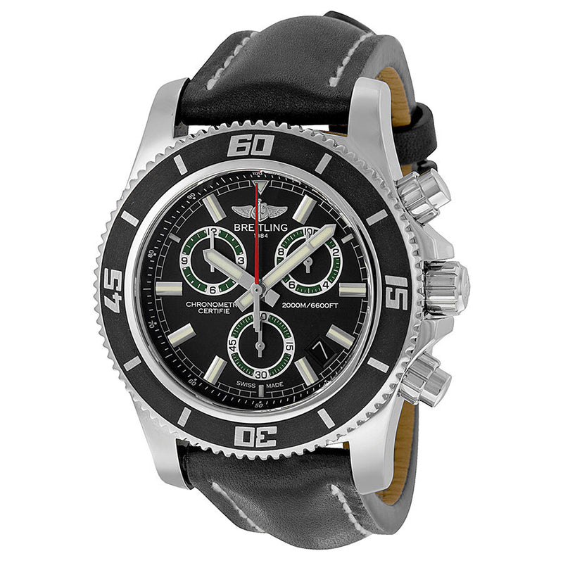 Breitling SuperOcean Chronograph M2000 Black Dial Men's Watch A73310A8-BB75BKLT#A73310A8-BB75-441X-A20BA.1 - Watches of America