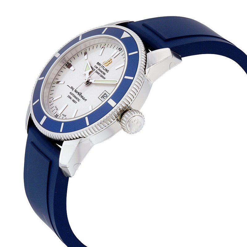 Breitling Superocean Heritage 42 Automatic Silver Dial Blue Rubber Men's Watch A1732116-G717BLPT #A1732116-G717-145S-A20S.1 - Watches of America #2
