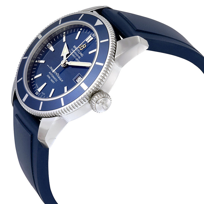 Breitling Superocean Heritage 42 Blue Dial Blue Rubber Men's Watch A1732116-C832B #A1732116-C832-145S-A20S.1 - Watches of America #2