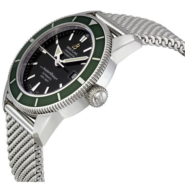 Breitling Superocean Heritage 42 Green Bezel Automatic Men's Watch A1732136-ba61ss #A1732136-BA61-154A - Watches of America #2