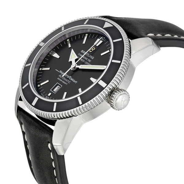 Breitling Superocean Heritage 46 Automatic Black Dial Black Leather Men's Watch A1732024-B868BKLD #A1732024-B868-442X-A20D.1 - Watches of America #2