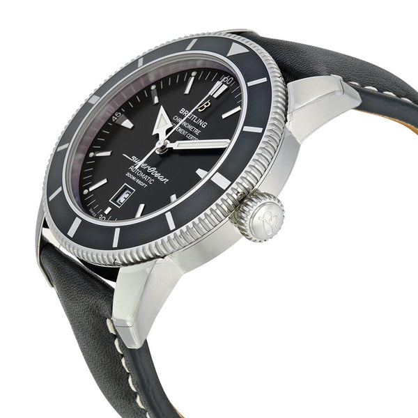 Breitling Superocean Heritage 46 Automatic Black Dial Black Leather Men's Watch A1732024-B868BKLT #A1732024-B868-441X-A20BA.1 - Watches of America #2