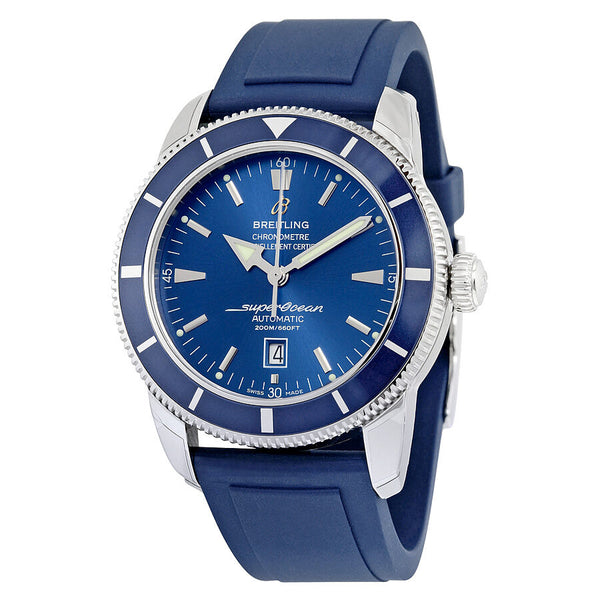 Breitling Superocean Heritage 46 Automatic Blue Dial Blue Rubber Men's Watch A1732016-C734BLPT#A1732016-C734-139S-A20S.1 - Watches of America