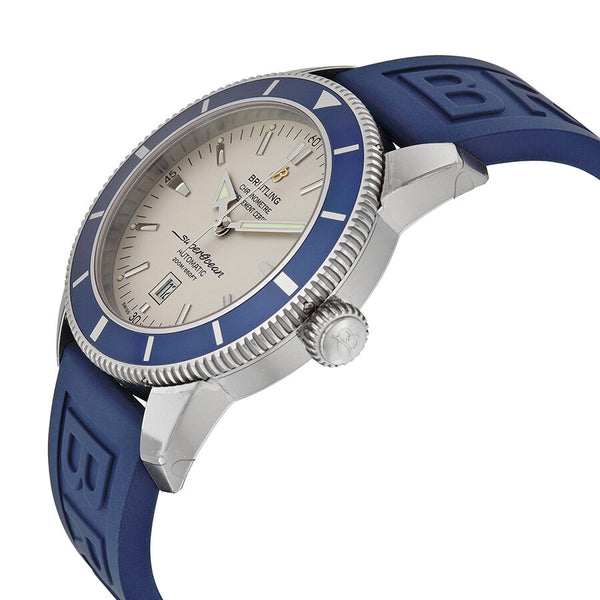Breitling Superocean Heritage 46 Automatic Stratus White Dial Blue Rubber Men's Watch A1732016-G642BLPT3 #A1732016-G642-159S-A20S.1 - Watches of America #2