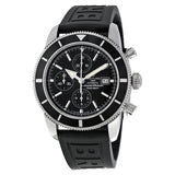 Breitling Superocean Heritage Automatic Chronograph Black Dial Black Rubber Men's Watch A1332024-B908BKPD3#A1332024-B908-155S-A20D.2 - Watches of America