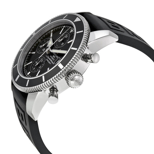Breitling Superocean Heritage Automatic Chronograph Black Dial Black Rubber Men's Watch A1332024-B908BKPT3 #A1332024-B908-154S-A20S.1 - Watches of America #2