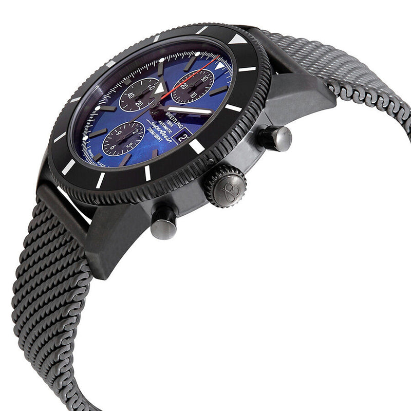 Breitling Superocean Heritage Chronograph Automatic Chronometer Blue Dial Men's Watch #M133201A/C943SS - Watches of America #2