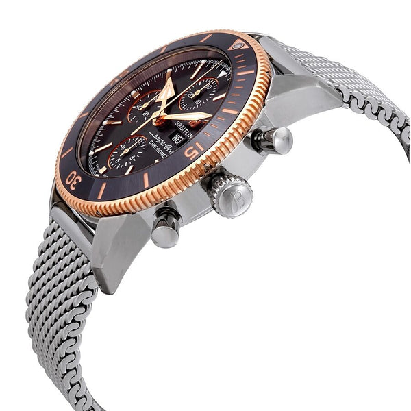 Breitling Superocean Heritage II Chronograph Automatic Chronometer Black Dial Men's Watch #U13313121B1A1 - Watches of America #2