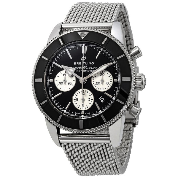 Breitling Superocean Heritage II Chronograph Automatic Chronometer Black Dial Men's Watch #AB0162121B1A1 - Watches of America