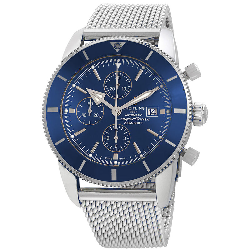 Breitling Superocean Heritage II Chronograph Automatic Chronometer Blue Dial Men's Watch A1331216/C963SS#A1331216-C963-152A - Watches of America