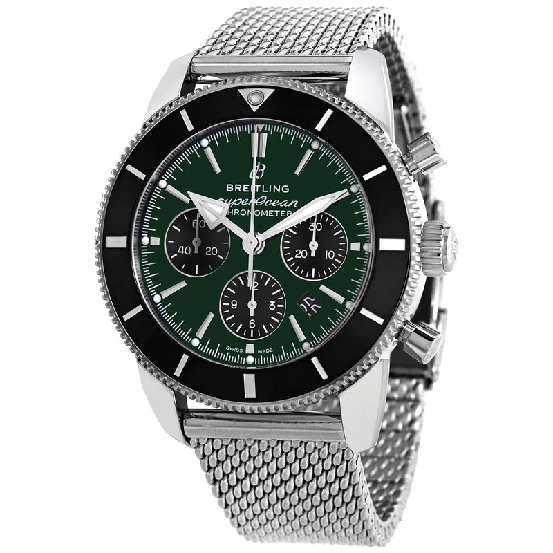 Breitling Superocean Heritage II Chronograph Automatic Green Dial Men's Watch #AB01621A1L1A1 - Watches of America