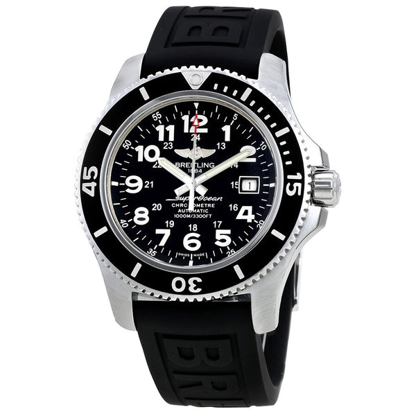 Breitling Superocean II 44 Automatic Volcano Black Dial Men's Watch A17392d7-BD68BKPT3#A17392D7-BD68-152S-A20SS.1 - Watches of America