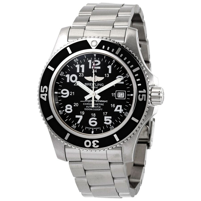 Breitling Superocean II Automatic Volcano Black Dial Men's Watch #A17392D71B1A1 - Watches of America