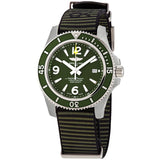 Breitling Superocean II Automatic Green Dial Men's Watch #A17367A11L1W1 - Watches of America