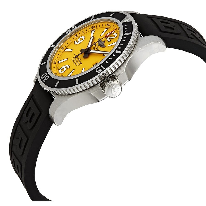 Breitling Superocean II Automatic Yellow Dial Men's Watch #A17367021I1S2 - Watches of America #2