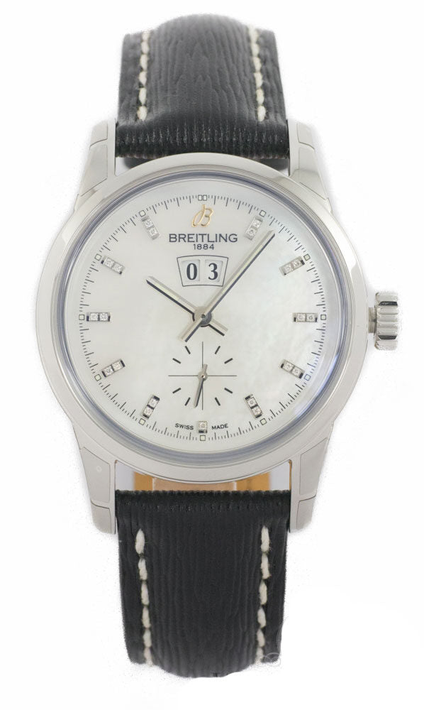 Breitling Transocean 38 Automatic Men's Watch A1631012-A765BKSLT#A1631012-A765-218X - Watches of America