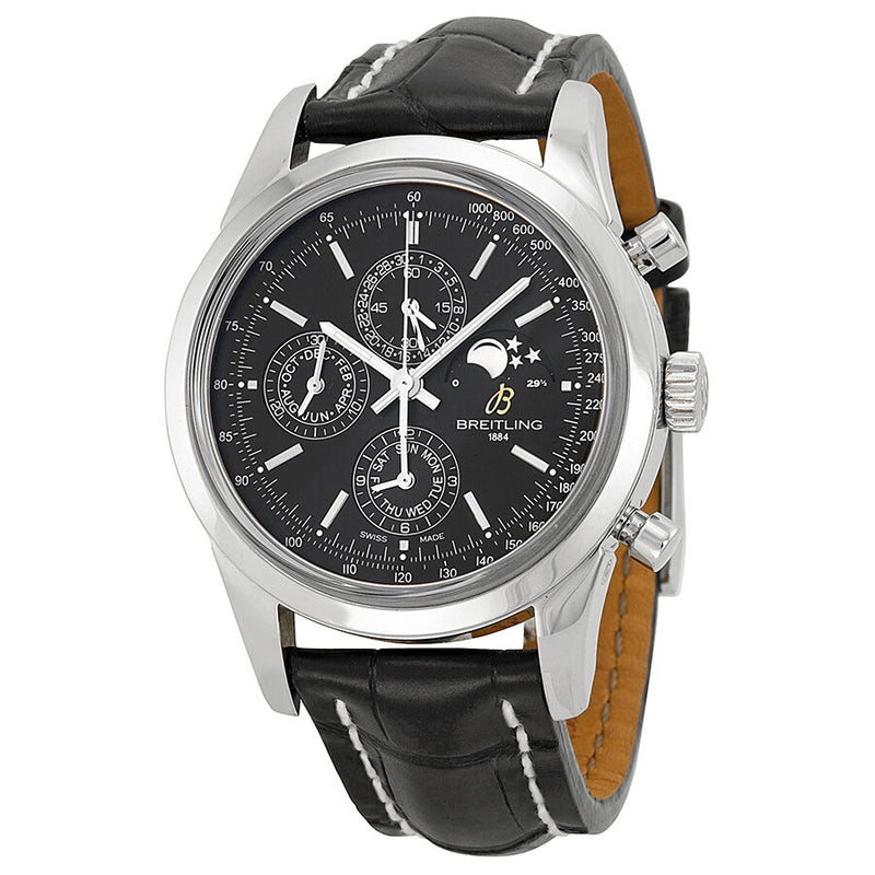 Breitling Transocean Chronograph Black Dial Black Men's Watch A1931012-BB68BKCT#A1931012-BB68-743P-A20BA.1 - Watches of America