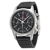 Breitling Transocean Chronograph GMT Black Dial Black Rubber Men's Watch AB045112-BC67BKPD3#AB045112-BC67-153S-A20DSA.2 - Watches of America