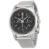 Breitling Transocean Chronograph Unitime Black Dial Steel Men's Watch AB0510U6-BC26SS.#AB0510U6-BC26-159A - Watches of America