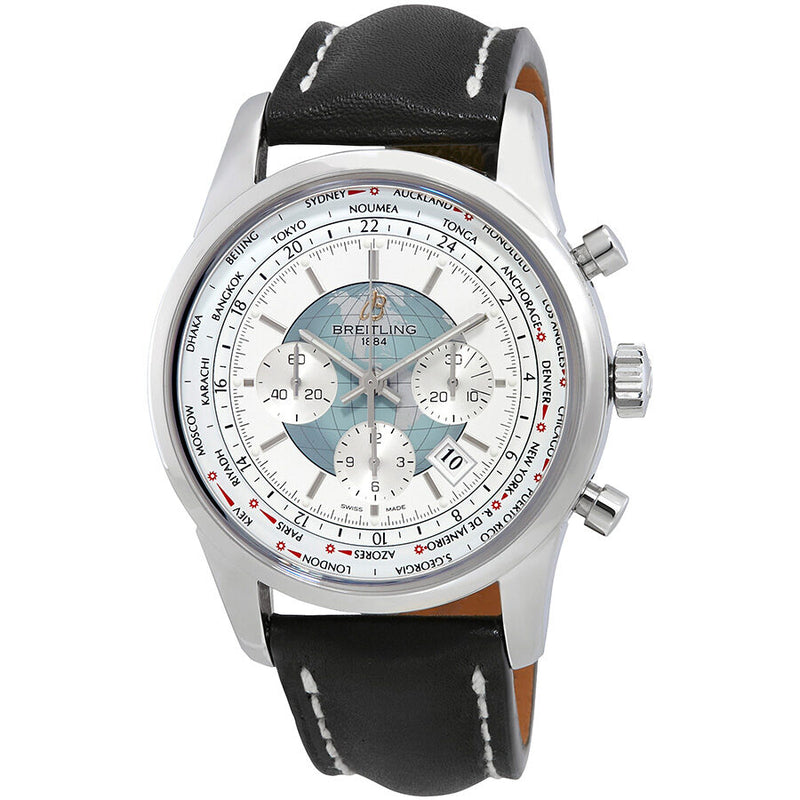 Breitling Transocean Chronograph Unitime Automatic Men's Watch AB0510U0-A732BKLD#AB0510U0/A732-442X-A20D.1 - Watches of America