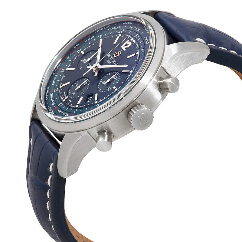 Breitling Transocean Unitime Pilot Automatic Blue Dial Men's Watch #AB0510U9/C879-746P - Watches of America #2