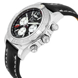 Breitling Chronomat 44 GMT Automatic Black Dial Black Leather Men's Watch AB042011-BB56BKLT #AB042011-BB56-435X-A20BA.1 - Watches of America #2