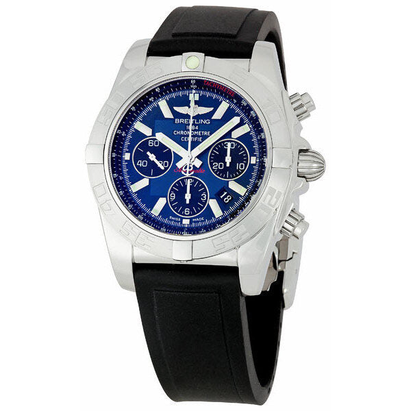 Breitling Windrider Chronomat Men's Blue Dial Chronograph Watch AB011011-C789BKPD#AB011011/C789 - Watches of America