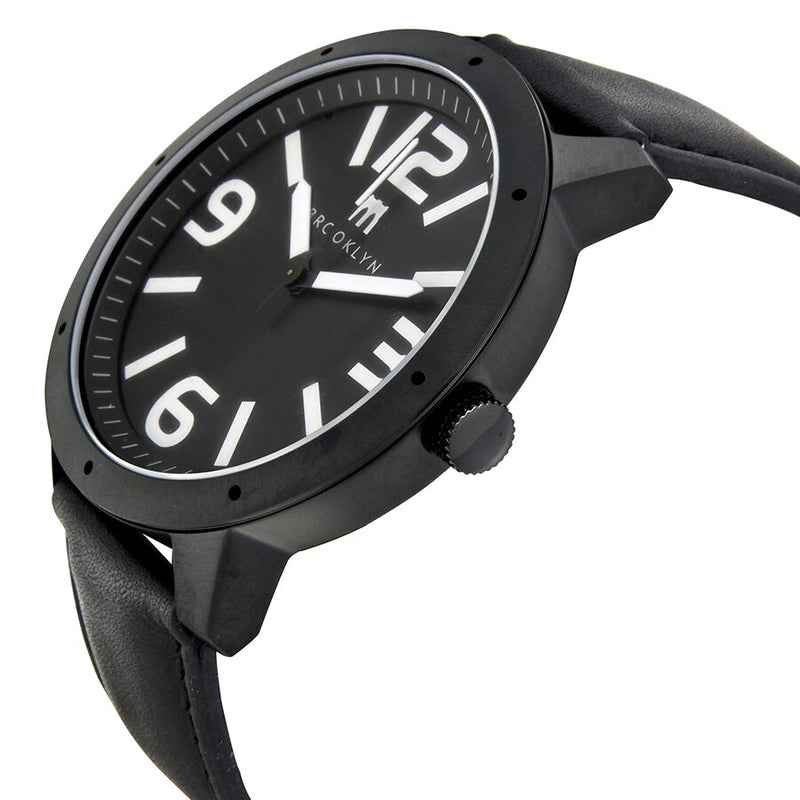 Brooklyn Watch Co. De Kalb Black and White Dial Men's Watch #1950BBW - Watches of America #2