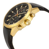 Brooklyn Watch Co. Fulton Black Dial Black Leather Swiss Quartz Men's Watch #FL-YG-BK-BK - Watches of America #2