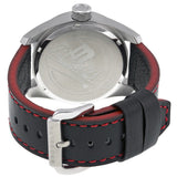 Brooklyn Watch Co. Lafayette Black Dial Black Red Accent Leather Swiss Quartz Men's Watch #CLA-H - Watches of America #3