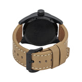 Brooklyn Watch Co. Lafayette Black Dial Tan Leather Men's Watch #CLA-C - Watches of America #3