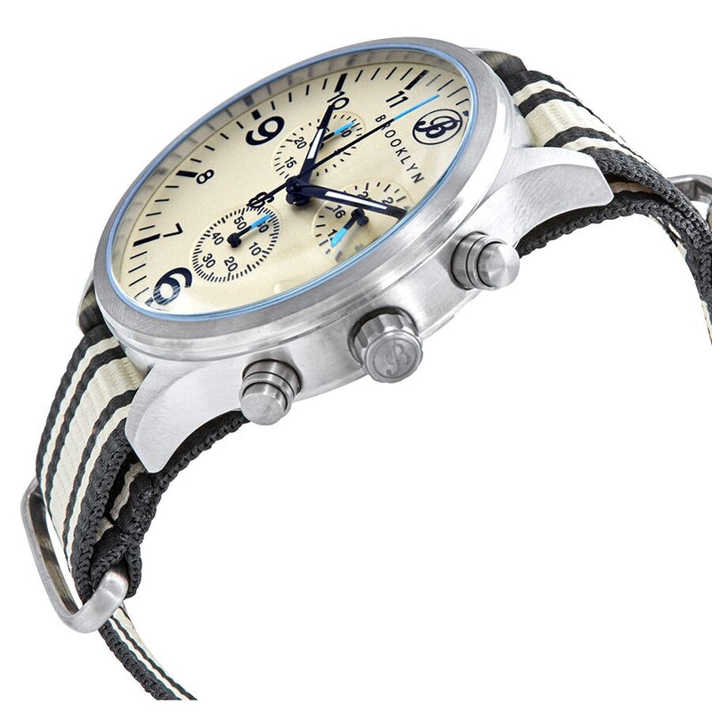 Brooklyn Watch Co. Bedford Brownstone II Chronograph Quartz Men's Watch #309-CRM-1 - Watches of America #2