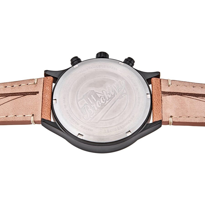 Brooklyn Watch Co. Bedford Brownstone II Quartz Black Dial Men's Watch #307-BLK-3 - Watches of America #6