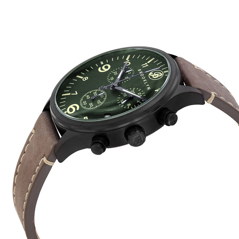 Brooklyn Watch Co. Bedford Brownstone II Quartz Men's Watch #307-GRN-4 - Watches of America #2